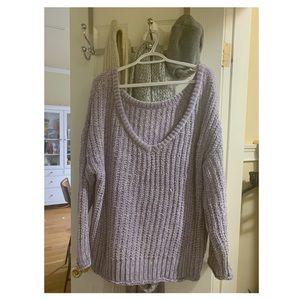 Softest deep v-neck sweater